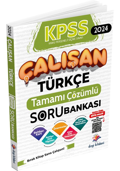 2024 KPSS Türkçe Çalışan Soru Bankası Çözümlü