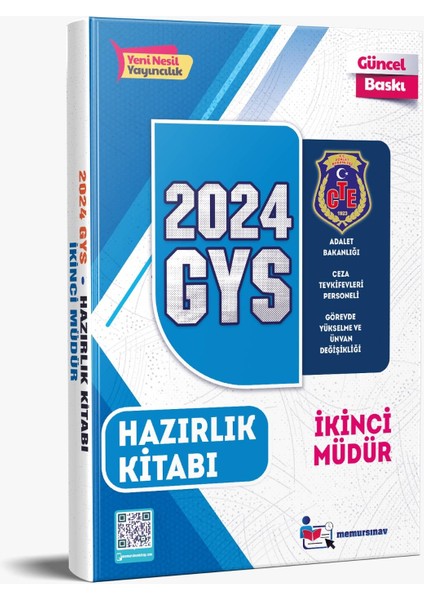 Yeni Nesil Yayınları GYS Ceza Tevkifevleri İkinci Müdür Konu Anlatımlı Hazırlık Kitabı Görevde Yükselme Memur Sınav