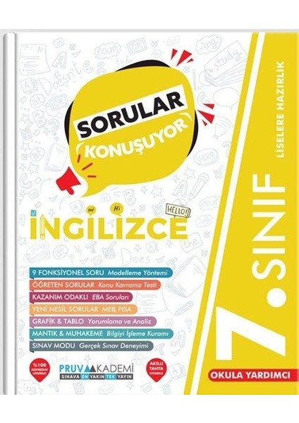 7. Sınıf İngilizce Sorular Konuşuyor