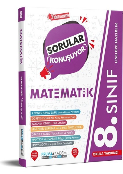 8. Sınıf Matematik Sorular Konuşuyor Soru Bankası