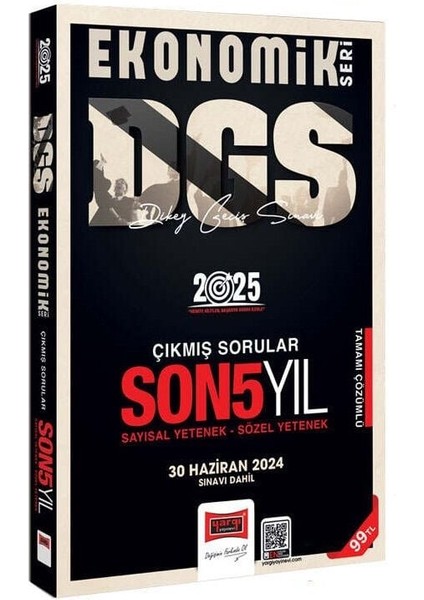 2025 DGS Çıkmış Sorular Son 5 Yıl Çözümlü Ekonomik Seri