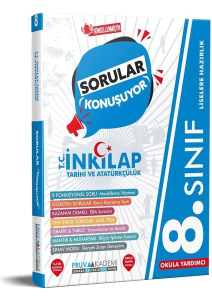8. Sınıf T.C. İnkılap Tarihi ve Atatürkçülük Sorular Konuşuyor Soru Bankası