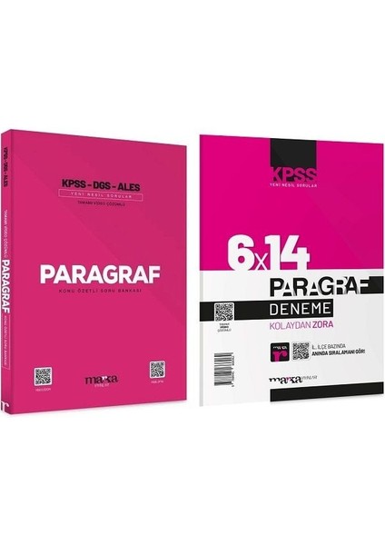 KPSS Paragraf Soru + 6 Deneme 2'li Set