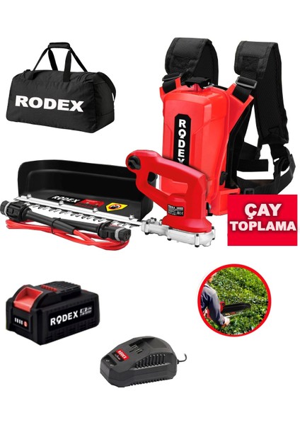Rodex Akülü Çay Toplama Makinesi