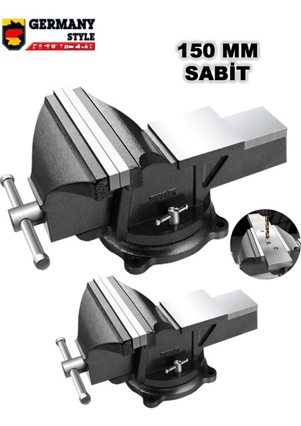 Proxt 125MM 5" Dövme Çelik Sabit Tezgah Masa Mengenesi