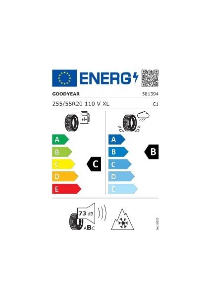 255/55 R20 110V Ultragrip Performance + Suv Xl Oto Kış Lastiği (Üretim Yılı: 2024) fiyatları