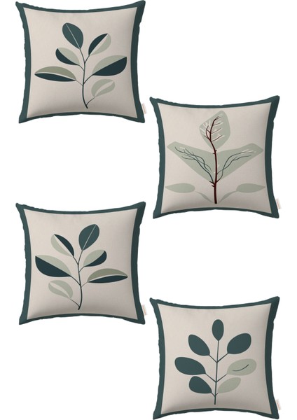 Çiçek 4’lü Kırlent Kılıf DS25