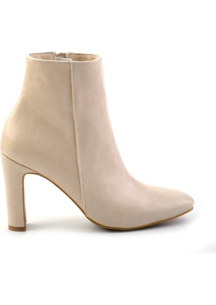Bej Yılan Kadın Bot & Bootie K02926075007 fiyatları