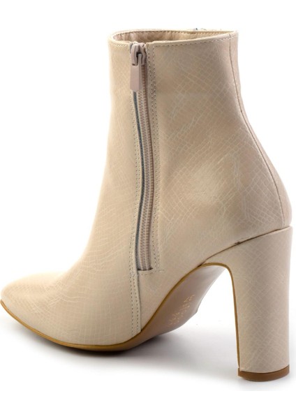 Bej Yılan Kadın Bot & Bootie K02926075007 fırsatları