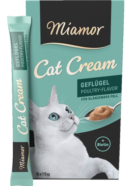 Cream Tavuklu Kedi Ödülü 6X15 gr x 3 Adet