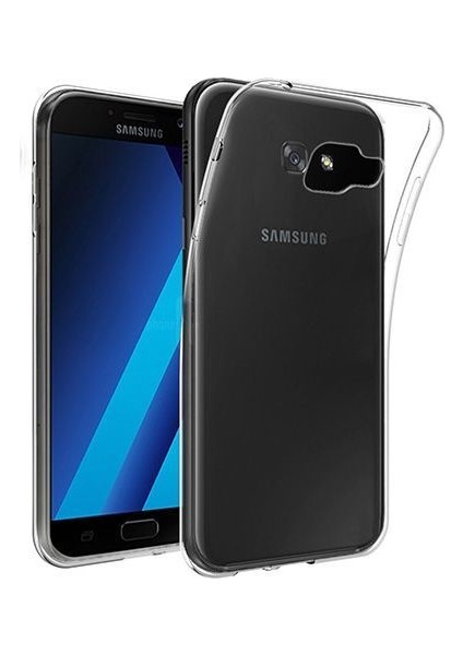 Samsung Galaxy A5 2017 (A520) Kılıf Soft Silikon Şeffaf Arka Kapak