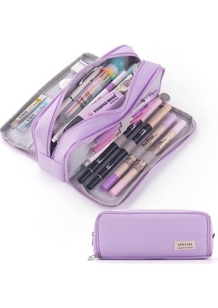 One Okul Land Kutusu Kız Kese Kapasiteli Kalem Kalem Için Genç Erkek Dış Çantası Büyük Bölmeli 3 (Yurt (Yurt Dışından) fiyatları