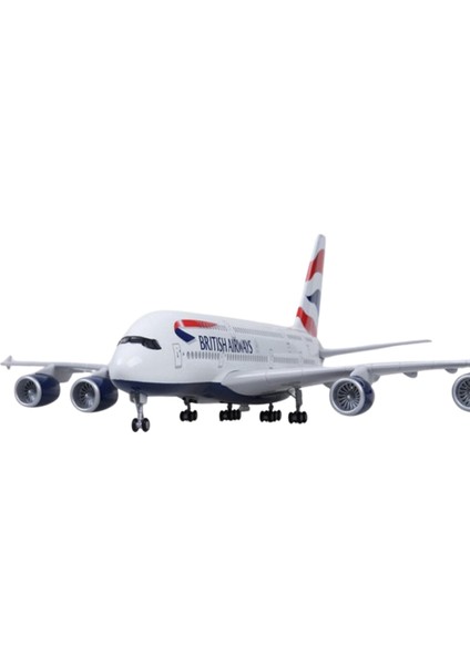 1/160 Ölçekli British Airways Airbus A380 Model Uçak