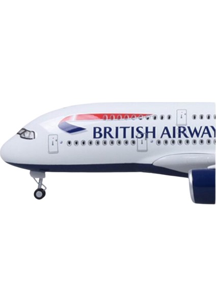 1/160 Ölçekli British Airways Airbus A380 Model Uçak