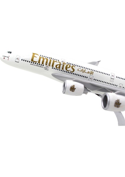 1/200 Ölçekli Emirates Airbus A380 Model Uçak