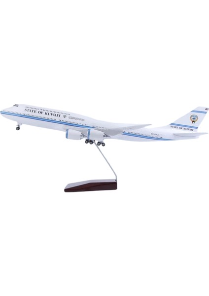 1/150 Ölçekli Kuwait Airways Boeing 747 Model Uçak