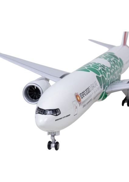 1/157 Ölçekli Dubai United Arab Emirates Expo 2020 Boeing 777 Model Uçak