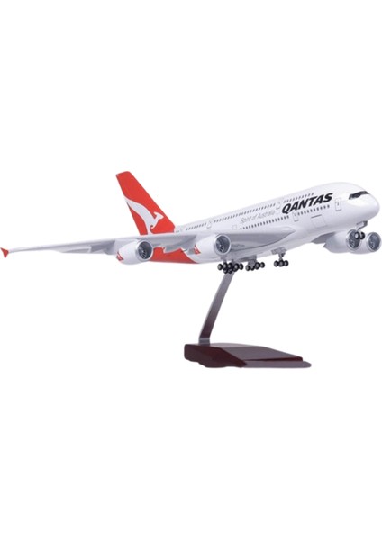 1/162 Ölçekli Qantas Airbus A380 Model Uçak