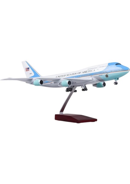 1/150 Ölçekli Us Air Force One Boeing 747 Model Uçak