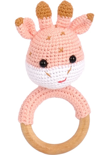 Amigurumi Zürafa Kapi Set - Emzik Zinciri /oyuncak/diş Kaşıyıcı -Anatoya