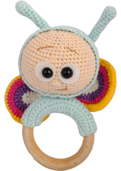 Amigurumi Kelebek Lulu Set - Kelebek/diş Kaşıyıcı/patik/şapka - Anatoya