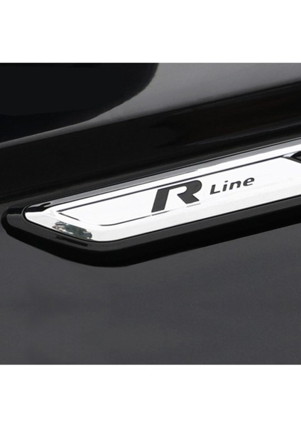 R Line Çamurluk Logosu 4prç Passat Golf Jetta modelleri