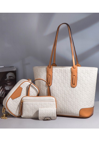 Kadın Omuz Çantası Dört Parçalı Dörtlü Çanta Seti (Yurt Dışından) indirimleri