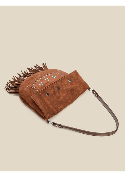 Kadın Bohem Omuz Çantası Püsküllü Crossbody Çanta (Yurt Dışından) fiyatları