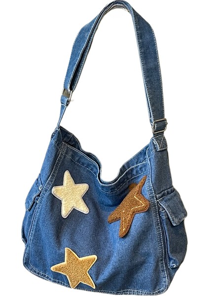 Kovboy Çantası Kadın Büyük Kapasiteli Crossbody Çanta Omuz Çantası (Yurt Dışından)