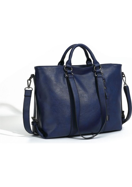 Kadın Büyük Kapasiteli Omuz Çantası El Çantası Crossbody Çanta (Yurt Dışından)