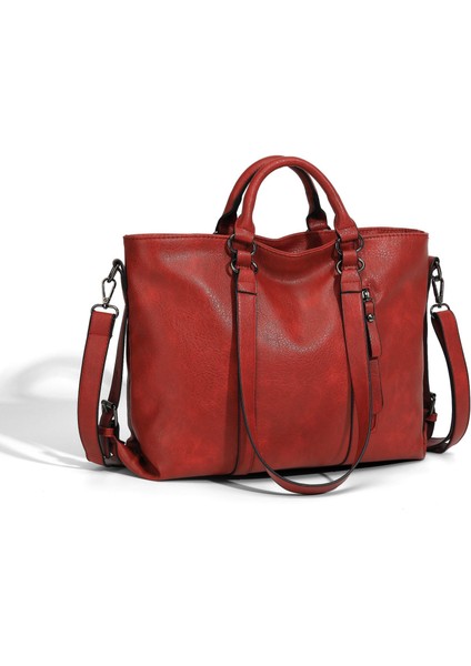 Kadın Büyük Kapasiteli Omuz Çantası El Çantası Crossbody Çanta (Yurt Dışından)