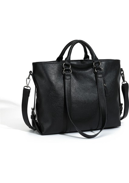 Kadın Büyük Kapasiteli Omuz Çantası El Çantası Crossbody Çanta (Yurt Dışından)
