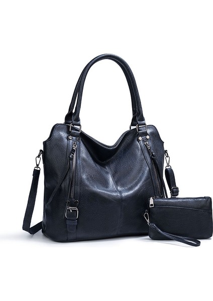 Kadın Büyük Kapasiteli Omuz Çantası El Çantası Crossbody Çanta (Yurt Dışından)