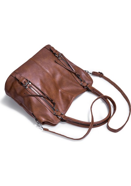 Kadın Büyük Kapasiteli Omuz Çantası El Çantası Crossbody Çanta (Yurt Dışından) modelleri