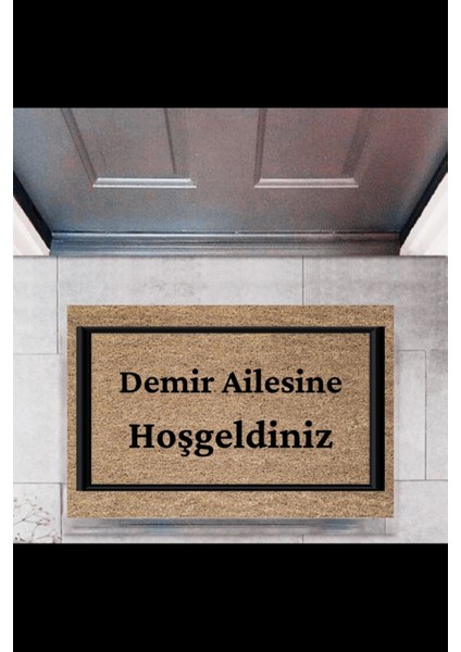Kapı Önü Paspası Dekoratif Dijital Baskı Kişiye Özel P 2314