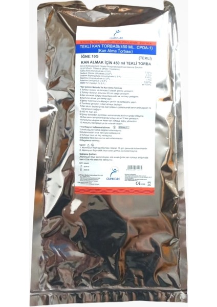 Kan Torbası 5'Li Paket