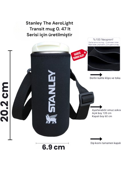 Neopren Termos Kılıfı The Aerolight 0,47 Lt 16 Oz