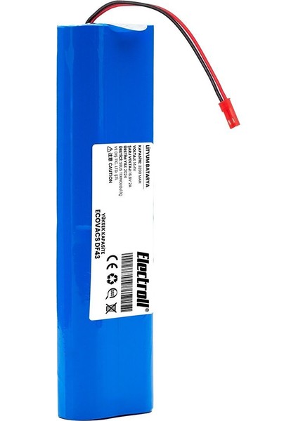 Ecovacs DF43 Uyumlu Batarya (ULTRA YÜKSEK Kapasite) 3200MAH Pil Robot Süpürge Batarya Değişimi fırsatları