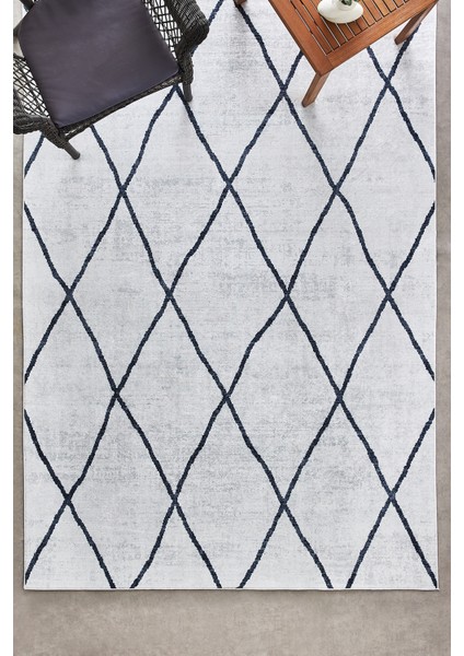 Sare By Kaşmir Halı Flis Yıkanabilir Kaymaz Taban 120X180 cm Salon Mutfak Halısı Yolluk Kilim