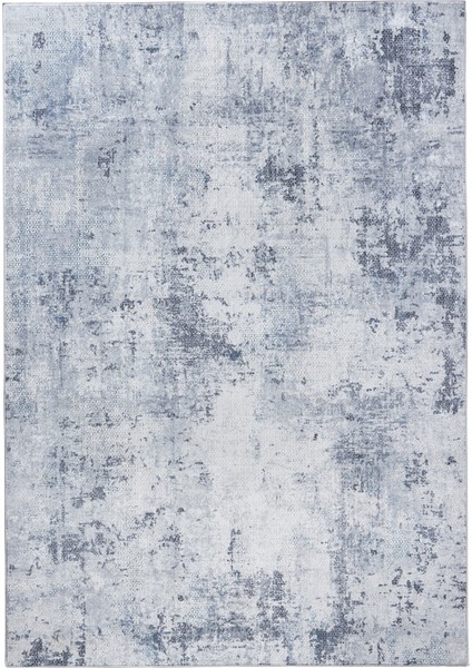 Sare By Kaşmir Halı Abstract Gray Yıkanabilir Kaymaz Taban 80X150 cm