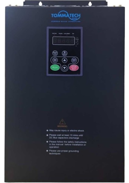Tommatech 132 Kw 3 FAZ/380V Sulama Pompası Inverteri Invertörü