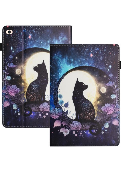 iPad Mini (2019) 7.9 Inç mini 4 mini 3 mini 2 mini Pu Deri Desen Baskı Standı Tablet Kılıfı (Yurt Dışından)