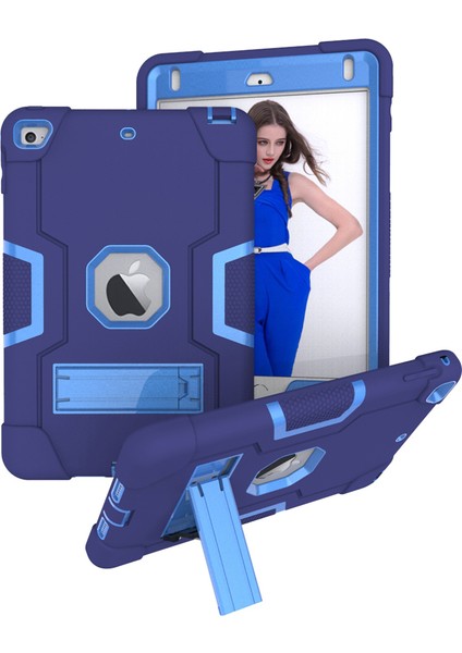 iPad Mini (2019) 7 9 Inç Tpu Pc Hibrit Kickstand Koyu Tablet Kılıfı (Yurt Dışından)