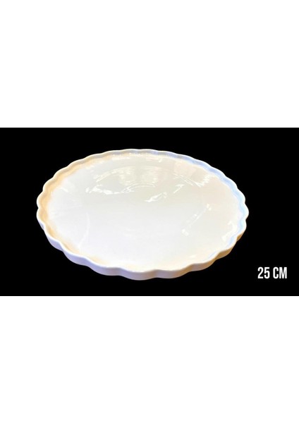 Twıst Porselen Servis Tabak 25 cm 1 Adet