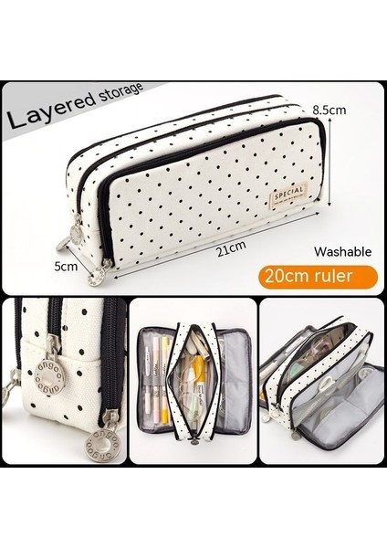 Siyah/beyaz One Land Kutusu Katmanlı Kapasiteli Kalem Çok Büyük - (Yurt Dışından) modelleri