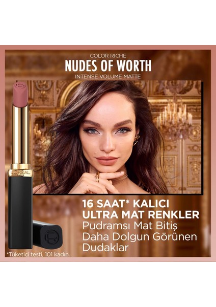 Color Riche Intense Volume Matte Ruj - 540 Nude Unstoppable