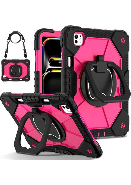 iPad Pro 11 (2024) Silikon Pc Omuz Askılı Tablet Kılıfı (Yurt Dışından) fiyatları