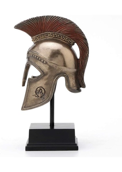 Greek Hoplite Helmet - Antik Yunan Hoplit Piyade Kaskı Stand Biblo Dekor modelleri