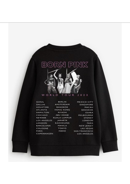 Black Pink Çocuk Sweat