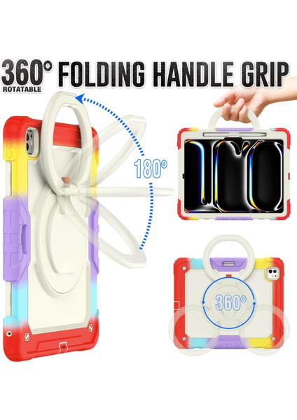 iPad Pro 13 (2024) Case Pc Silikon Askı Camo Tablet Kılıfı (Yurt Dışından) indirimleri